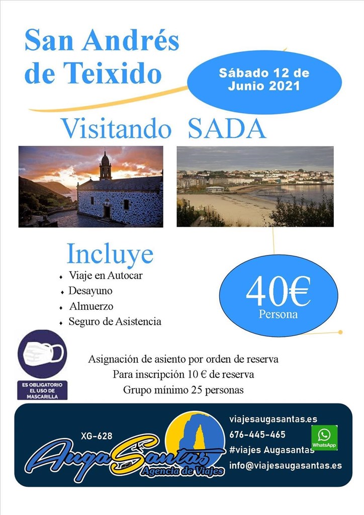 San Andrés de Teixido visitando SADA  